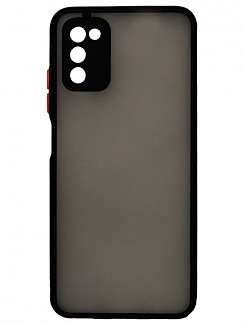 Клип-кейс для Samsung Galaxy A03s (SM-A037) Hard case (Черный)