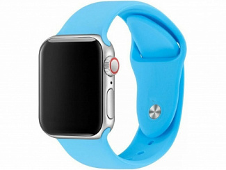 Ремешок TFN Silicone для Apple Watch 42/44mm (Голубой)