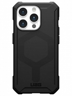 Клип-кейс для Apple iPhone 15 Pro Max UAG Essential Armor с поддержкой Magsafe (Черный)