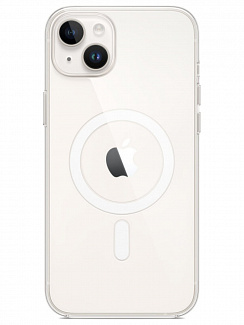 Чехол (клип-кейс) для iPhone 14 Plus Magnetic (Прозрачный)