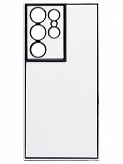 Клип-кейс Samsung Galaxy S23 Ultra (PC084) экокожа (Белый)
