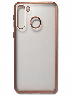 Клип-кейс Samsung Galaxy A21 (SM-A215) Matt Hard case Розовый