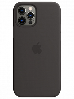 Клип-кейс iPhone 12/12 Pro Silicone Case Soft Touch (Черный)