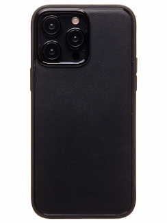 Клип-кейс для iPhone 14 Pro Max (PC084) экокожа (Черный)