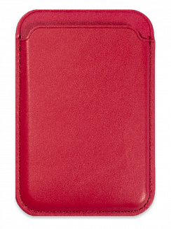 Чехол-бумажник магнитный для iPhone 12 (Красный)