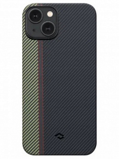 Клип-кейс для iPhone 14 Plus Pitaka Fusion Weaving MagEZ Case 3 Overture (Черный)