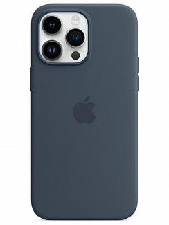Клип-кейс iPhone 14 Pro Max Silicone Case Soft Touch (Синий)
