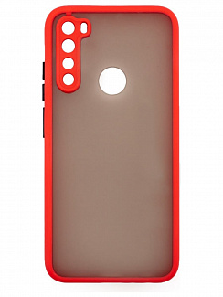 Клип-кейс Xiaomi Redmi Note 8 (2021) Hard case (Красный)