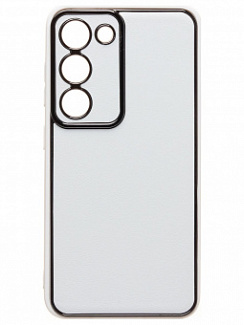 Клип-кейс Samsung Galaxy S23 (PC084) экокожа (Белый)
