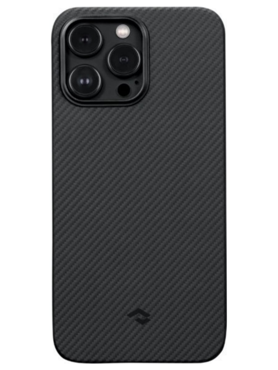Чехол для iPhone 14 Pro Max Pitaka MagEZ Case 3 узкое плетение (Черный ...