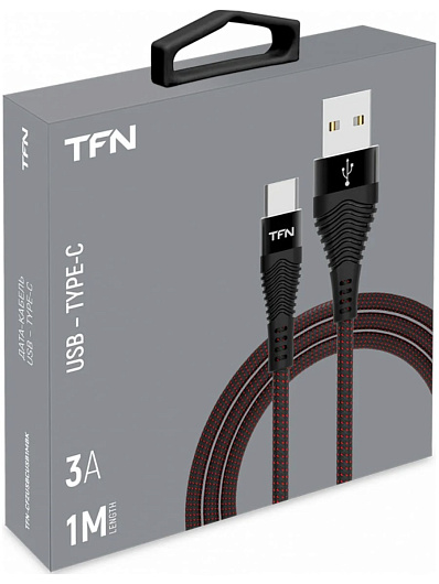 Кабель USB - Type-C forza 1м Черный