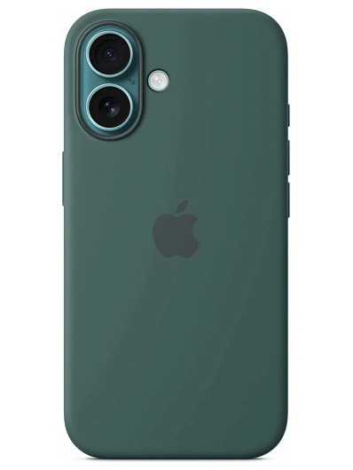Клип-кейс для iPhone 16 Silicone Case Soft Touch Зеленый