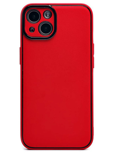 Клип-кейс для iPhone 13 (PC084) экокожа Красный Клип-кейс для iPhone 13 (PC084) экокожа Красный