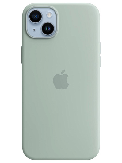 Клип-кейс iPhone 14 Plus Silicone Case Soft Touch Бирюзовый Клип-кейс iPhone 14 Plus Silicone Case Soft Touch Бирюзовый