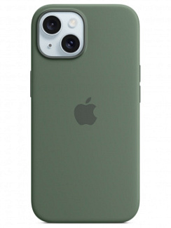 Чехол для iPhone 15 Pro Silicone Case Soft Touch Зеленый