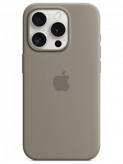 Чехол для iPhone 15 Pro Silicone Case Soft Touch Серый