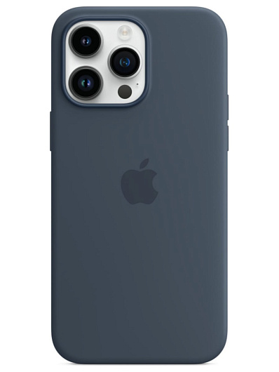 Клип-кейс iPhone 14 Pro Max Silicone Case Soft Touch Синий