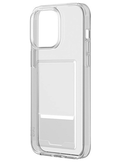 Клип-кейс для Apple iPhone 15 UNIQ Air Fender ID со слотом под карту Прозрачный