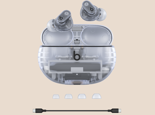 Беспроводные наушники Beats Studio Buds + Прозрачный