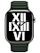 Ремешок для Apple Watch 42/44/45 Gurdini Leather Link Зеленый