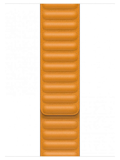 Ремешок для Apple Watch 42/44/45 Gurdini Leather Link Желтый