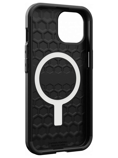 Клип-кейс для Apple iPhone 15 UAG Civilian с поддержкой Magsafe Черный