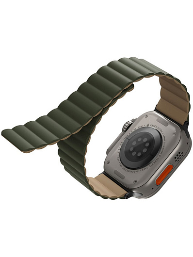 Ремешок для Apple Watch 49/45/44/42 Uniq Revix Коричневый