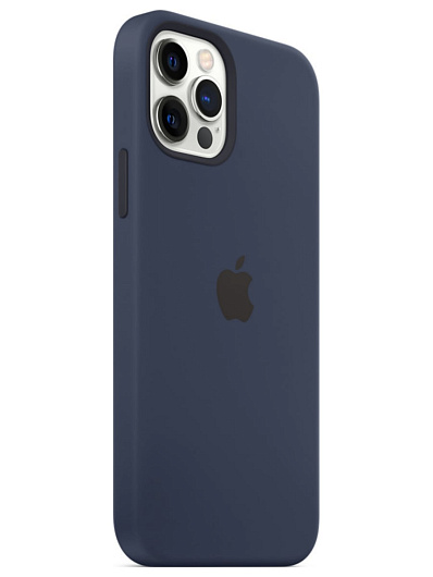 Клип-кейс iPhone 12/12 Pro Silicone Case Soft Touch Темно-синий
