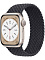 Ремешок для Apple Watch 38/40/41 Gurdini Braided Solo Loop Черный