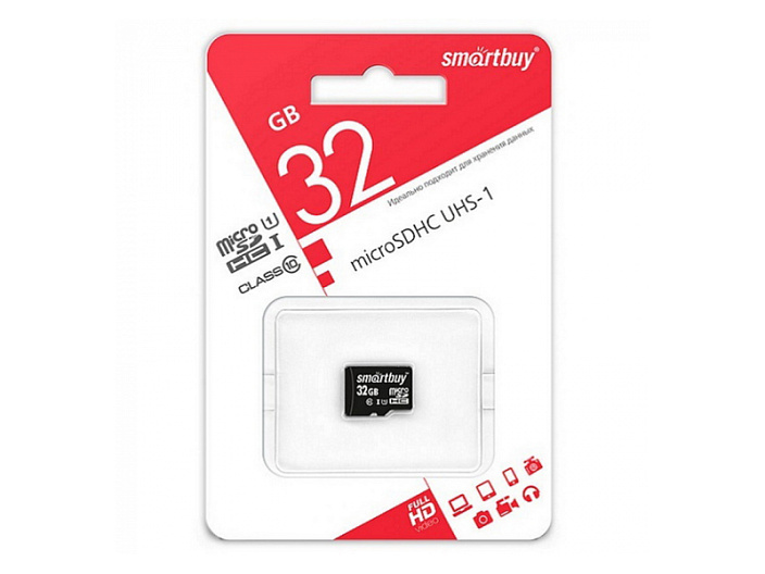 Карта памяти micro-SD 32GB class 10 без адаптера Карта памяти micro-SD 32GB class 10 без адаптера