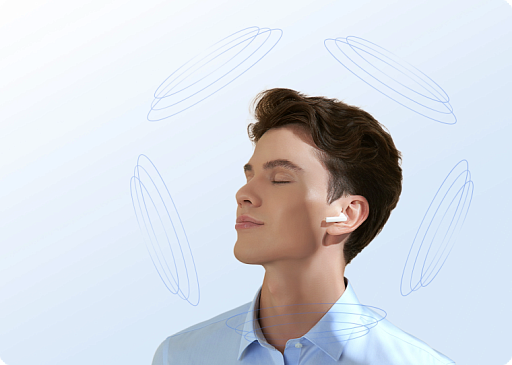 Беспроводные наушники Honor Choice Earbuds X7 Синий