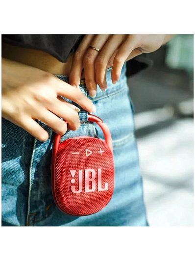 Беспроводная акустика JBL Clip 4 Красный