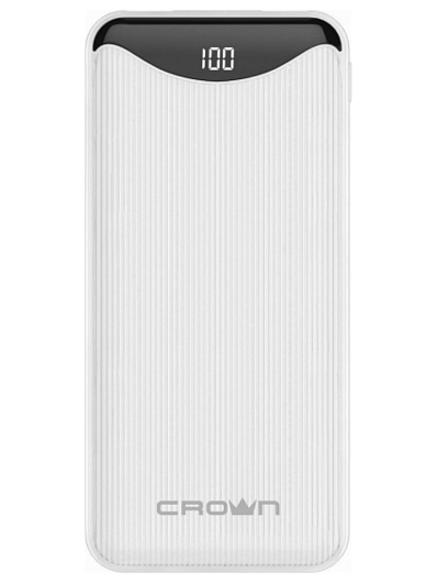 Внешний аккумулятор 10000 mAh 603 Quick Charge CrownMicro Белый