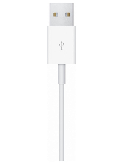 Кабель Apple USB с магнитным креплением для зарядки Apple Watch 1 м Белый