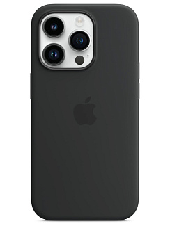 Клип-кейс iPhone 14 Pro Silicone Case Soft Touch Черный