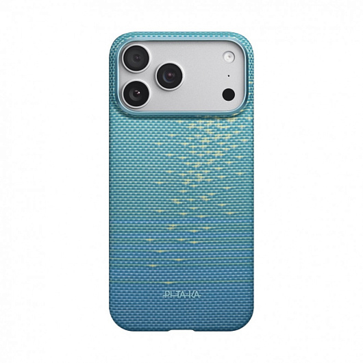 Клип-кейс iPhone 17 Pro Pitaka Edge Ultra Slim Case Голубой