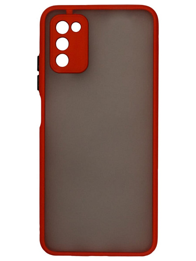 Клип-кейс для Samsung Galaxy A03s (SM-A037) Hard case Красный Клип-кейс для Samsung Galaxy A03s (SM-A037) Hard case Красный