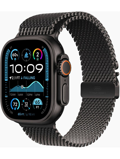 Смарт-часы Apple Watch Ultra 2 2024 Milanese Loop 49 mm Черный Смарт-часы Apple Watch Ultra 2 2024 Milanese Loop 49 mm Черный