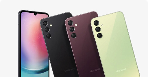 Смартфон Samsung SM-A246 Galaxy A24 6/128 Гб Черный