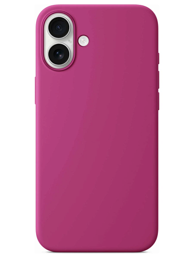 Клип-кейс для iPhone 16 Plus Silicone Case Soft Touch Розовый