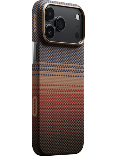 Клип-кейс iPhone 17 Pro Max Pitaka Ultra Slim Case Sunset Коричневый