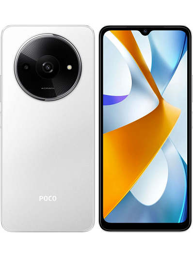 Смартфон POCO C61 128 Гб Белый Смартфон POCO C61 128 Гб Белый