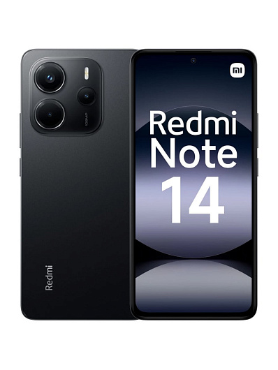 Смартфон Xiaomi Redmi Note 14 6/128 Гб Черный Смартфон Xiaomi Redmi Note 14 6/128 Гб Черный