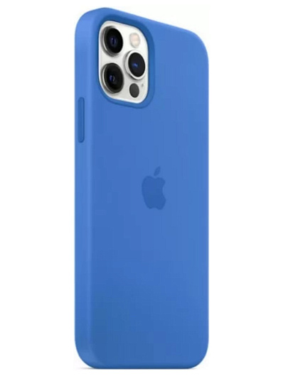 Клип-кейс iPhone 12/12 Pro Silicone Case Soft Touch Синий