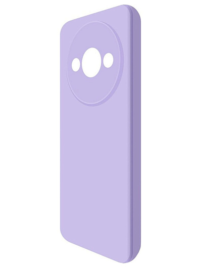 Клип-кейс Krutoff Silicone Case для Xiaomi Redmi A3/Poco C61 Фиолетовый