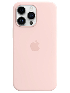 Клип-кейс iPhone 14 Pro Max Silicone Case Soft Touch Розовый