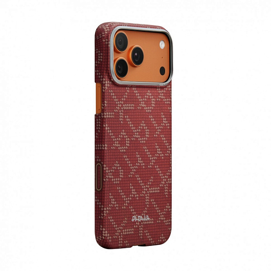 Клип-кейс iPhone 17 Pro Max Pitaka Edge Ultra Slim Case Красный