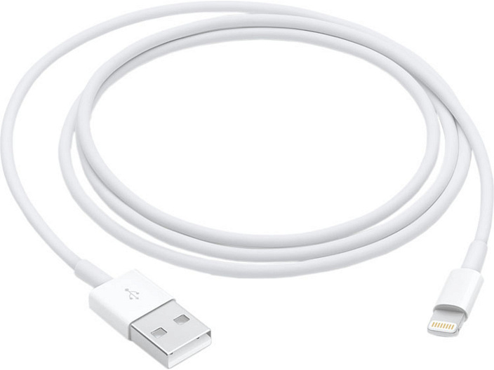 Кабель Apple Lightning to USB 1м Белый Кабель Apple Lightning to USB 1м Белый