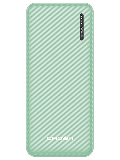 Внешний аккумулятор 5000 mAh CrownMicro CMPB-5000 Зеленый