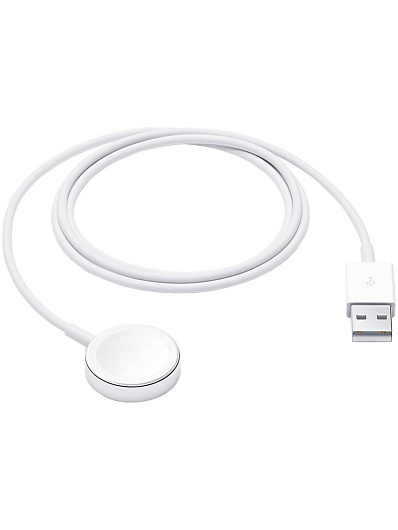 Кабель Apple USB с магнитным креплением для зарядки Apple Watch 1 м Белый Кабель Apple USB с магнитным креплением для зарядки Apple Watch 1 м Белый